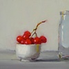 Red Grapes with Pear