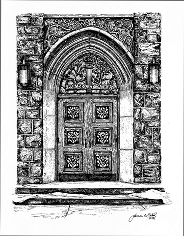 Auditorium Entrance, Cathedral Prep