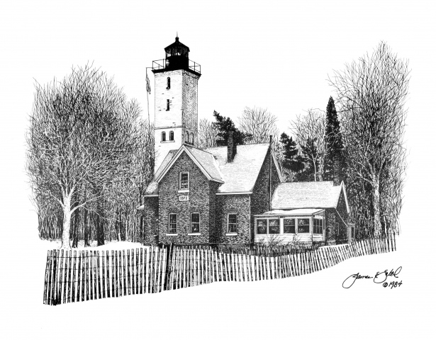 The Presque Isle Lighthouse, Erie, PA USA