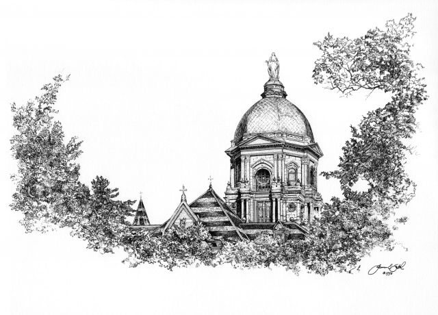 The Golden Dome, University of Notre Dame