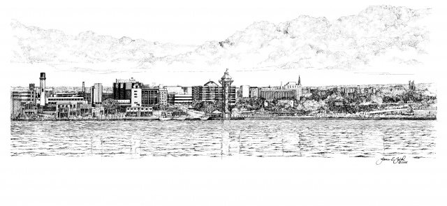 Bayfront Skyline 2005, Erie, PA USA