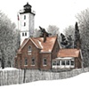 The Presque Isle Lighthouse, Erie, PA USA
color version