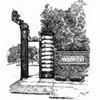 The Gates and Tower, Mercyhurst College, Erie, PA USA  1984