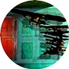 III from the "dot dot dot" Series, 2010 archival pigment print of digital collage  11" diameter