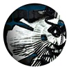 XVI from the "dot dot dot" Series, 2010 archival pigment print of digital collage  16" diameter