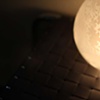 Lamp / Woven Table - Living Room