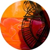 VII from the "dot dot dot" Series, 2010 archival pigment print of digital collage  11" diameter