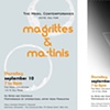 Magrittes & Martinis Invitation, Menil Collection