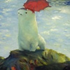 Mother Bull with Parasol