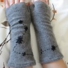 Grey Cashmere Gauntlets