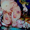 Free Love is creepy (detail) 
(ovaries on the outside)