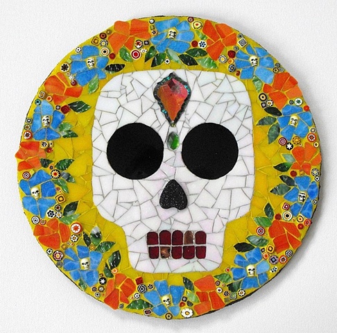 day of the dead sugar skull art