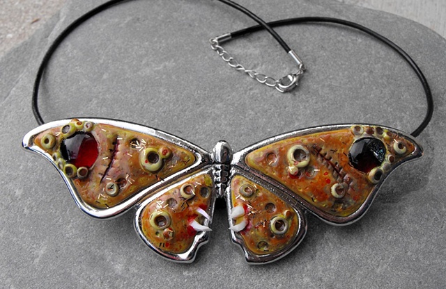 MORPH - ZOMBIE BUTTERFLY PENDANT