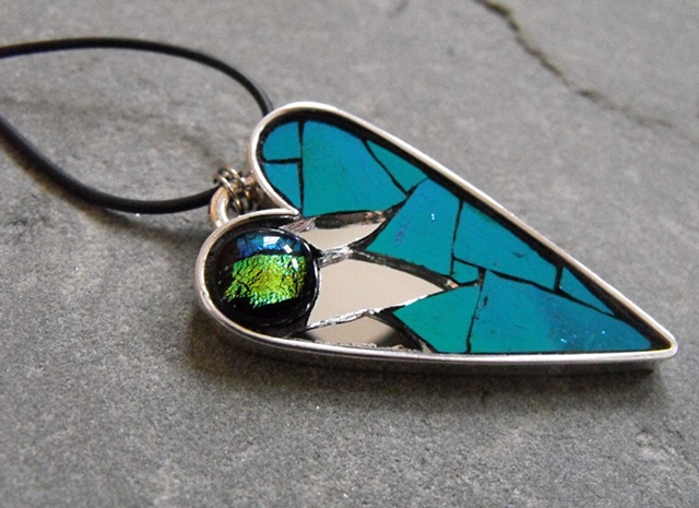 PLANETARIUM - MOSAIC HEART PENDANT