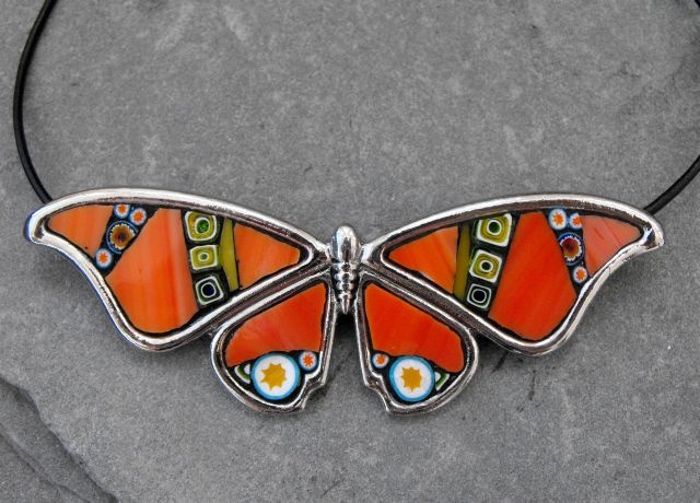 EMERGE- MOSAIC BUTTERFLY PENDANT