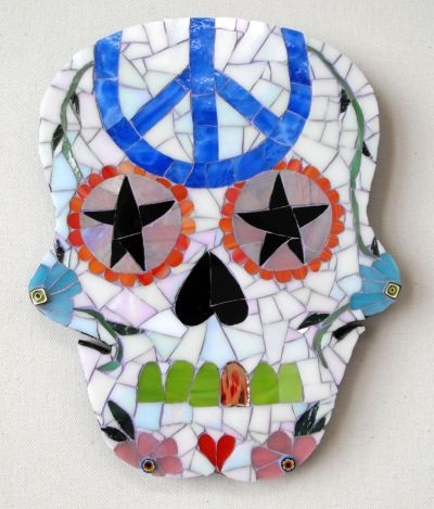PEACE HEREAFTER - SUGAR SKULL MOSAIC