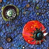 DARK SIDE OF THE MOON I - TEMPERED GLASS MOSAIC