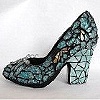 "ICE PRINCESS" - MOSAIC SHOE SCULPTURE