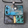 PEACOCK PLUMAGE - MOSAIC PENDANT