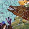 "MORAY EEL" - CORAL REEF MOSAIC