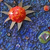 DARK SIDE OF THE MOON II - TEMPERED GLASS MOSAIC