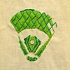 Work in progress as hand towel