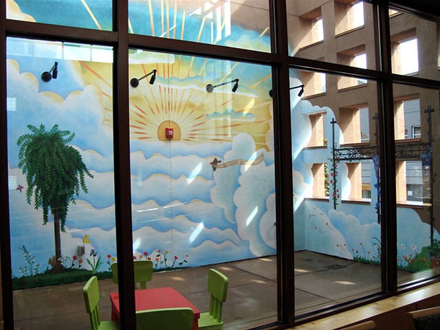 Be Green and Bloom (from inside sanctuary)