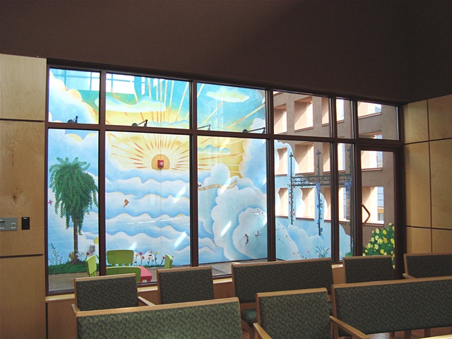 Be Green and Bloom (from inside sanctuary)