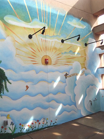 Be Green and Bloom (east wall)
