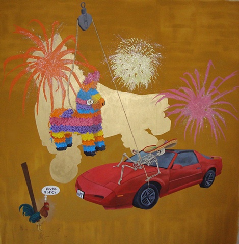 "Cinco De Maul-O" prom photo backdrop