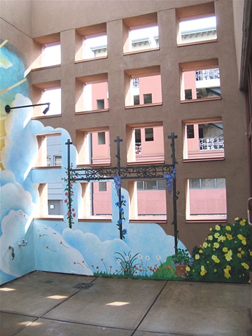 Be Green and Bloom (south wall)