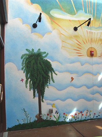Be Green and Bloom (left-side east wall)