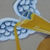 Detail, (falling beer)