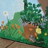 Detail, Be Green and Bloom (church mouse)