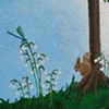 Detail, Be Green and Bloom (squirrel)