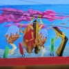 Detail, Pizza Place Beach Party