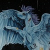 "Black & Blue Ball" prom photo backdrop