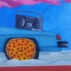 Detail, Pizza Place Beach Party