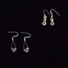 Steel Nut Earrings, Asst.
