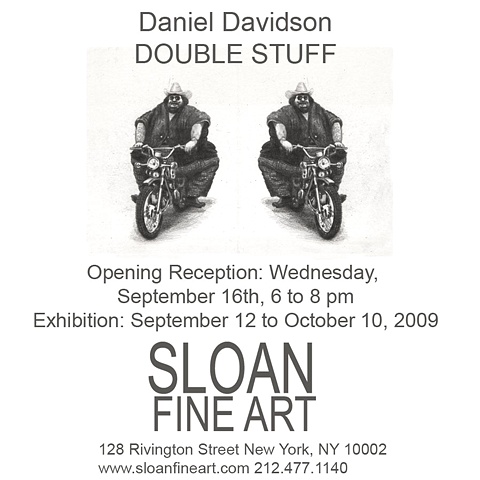 Daniel Davidson at Sloan Fine Art project room