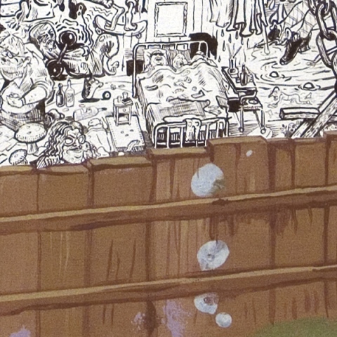 "Fence" (detail)