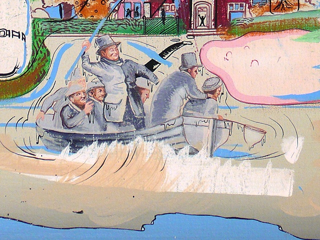 "Houseboat" detail