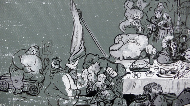 "The Election (After W. Hogarth)"  detail2