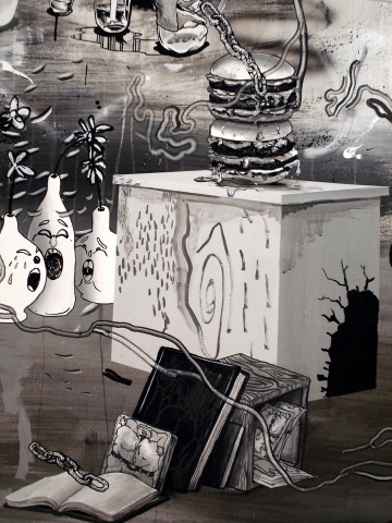 "Innerspace/Outerspace" (detail 2)