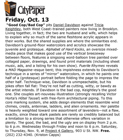 Jessica Dawson,"Good Cop, Bad Cop" The Washington Post, Oct 28, 2006
