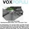 "This is Not the Future" Vox Populi Gallery, Philiadelphia, Pa