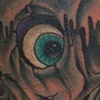 skull with eyes