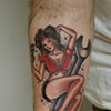 Hot Rod Pin Up girl