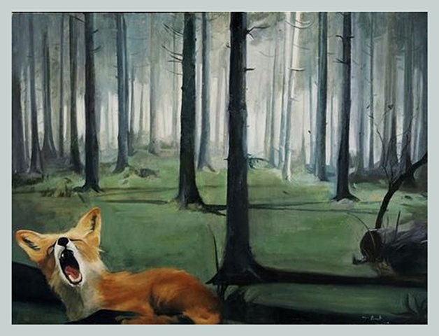 An oil landscape painting by Tara Benet 