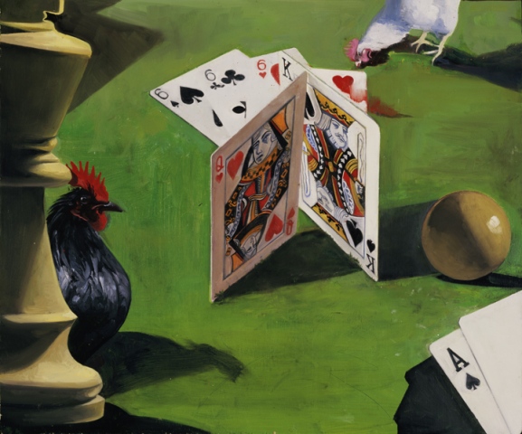 An oil painting by Tara Benet